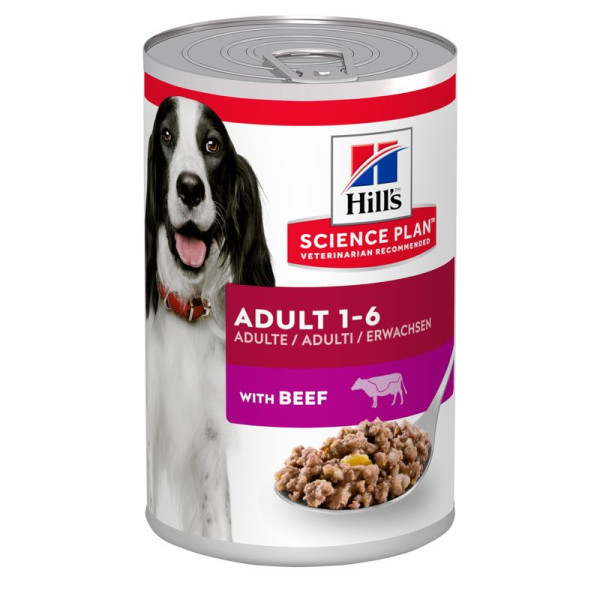 Hills Science Plan Adult Dog Beef Can - 370g