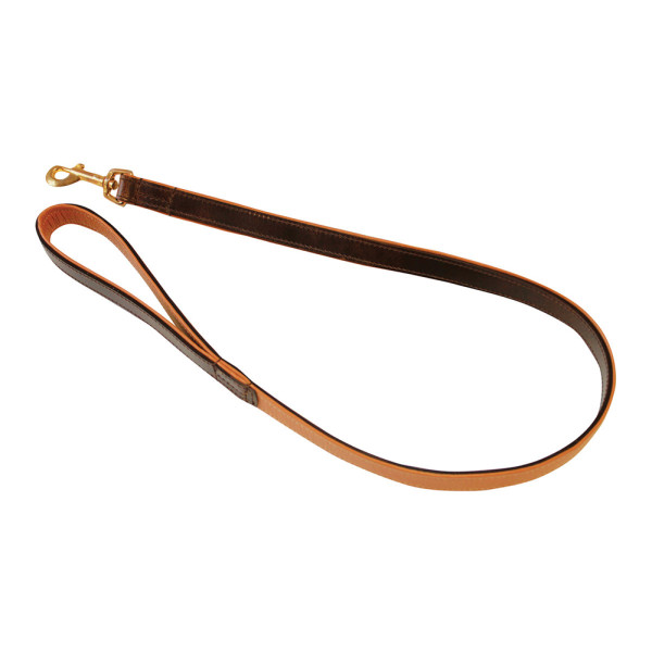 Brown Leather Padded Dog Lead