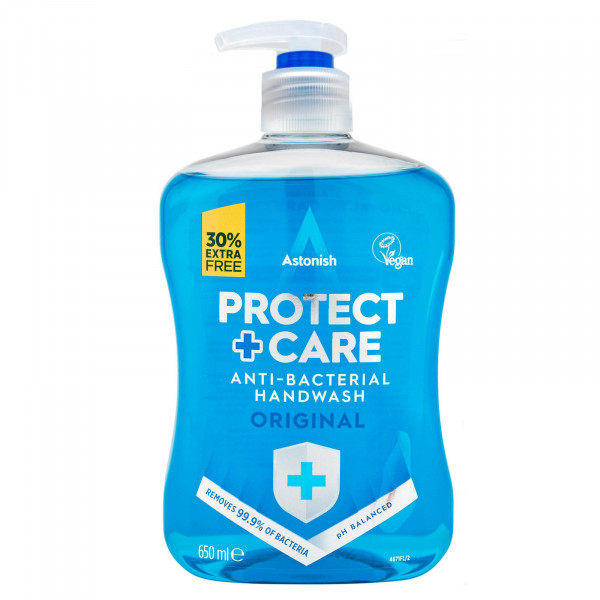 Astonish Protect & Care Anti Bacterial Handwash Original 600ml