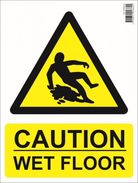 Caution Wet Floor Site Sign