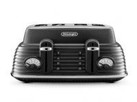 Delonghi Scolpito 4 Slice Coolwall Toaster - Black