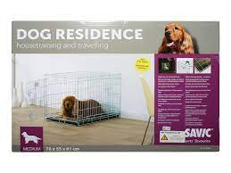 Dog Residence Hammer Tone Crate 76x52x57cm