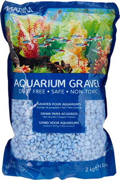 Marina 2kg Blue Aquarium Gravel