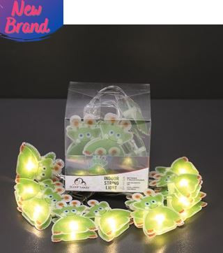 Green Monster Design String Lights 10 LEDs 135cm