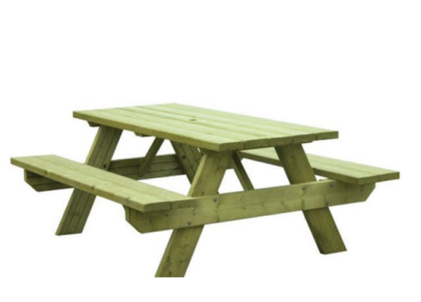 Oblong Picnic Table 6 Person