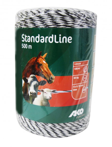Black/white Electric Fence Wire