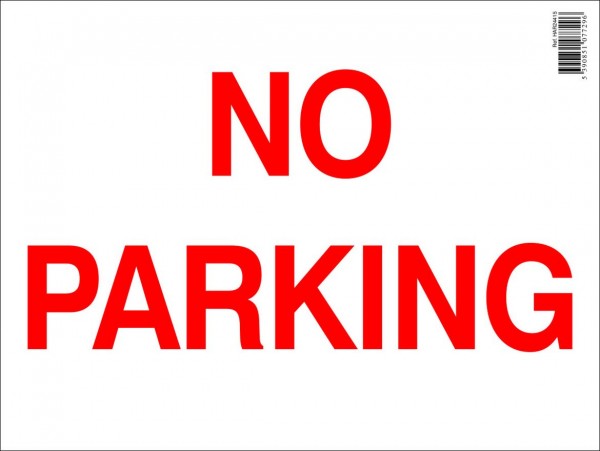 No Parking Farm Sign