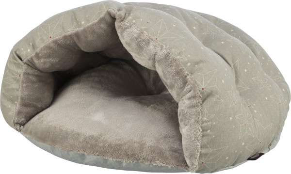 Xmas Luciano Round Cave Pet Bed - 50cm