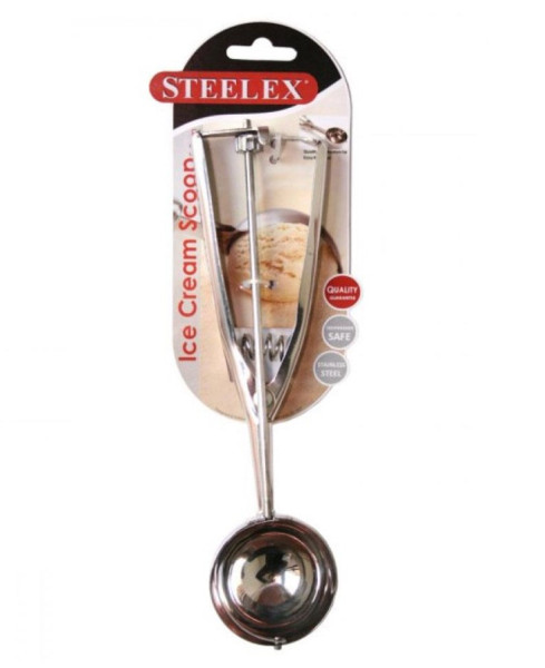 Steelex Stainless Steel Ice Cream Scoop 55mm