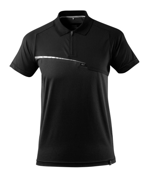 Mascot 17283-945-010 Polo Shirt with Chest Pocket Black