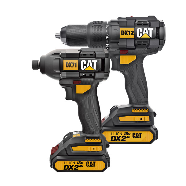 CAT 18v Hammer Drill & Impact Driver Twin Pack