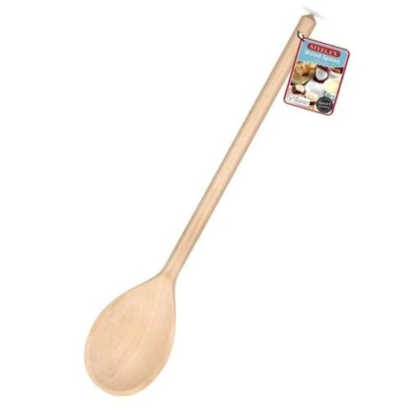 Steelex 10in Wood Spoon (25cm)