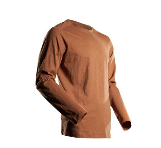 Mascot 22581 T-shirt Long-sleeved Modern Fit Brown