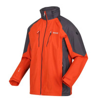 Regatta Men's Calderdale IV Waterproof Jacket | Rusty Orange Ash