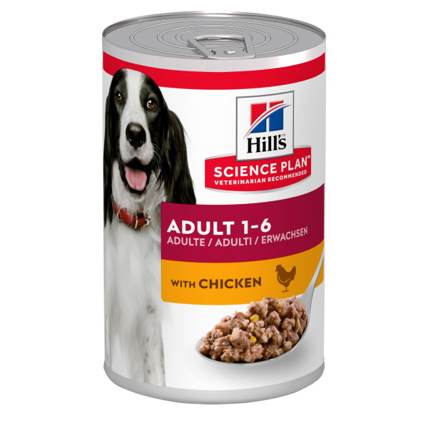 Hills Science Plan Adult Dog Chicken Can - 370g