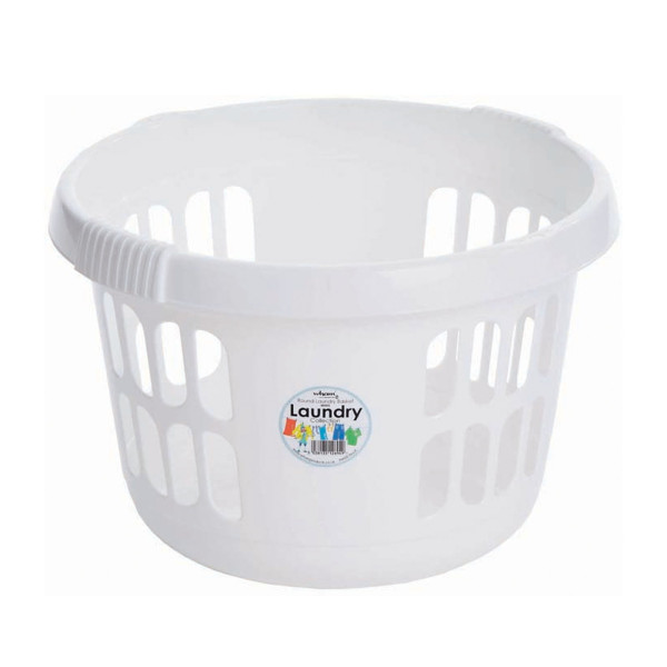Wham Casa Laundry Basket White