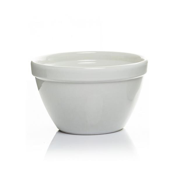 15cm/2lb White Pudding Bowl Steelex