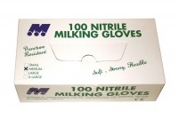 Nitrile Milking Gloves Standard 100 box