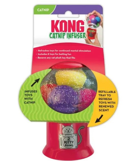 Kong Gumball Catnip Infuser Cat Toy