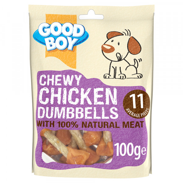 GoodBoy Chewy Chicken Dumbbells 100g