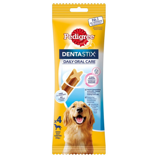 Pedigree Dentastix - Daily Oral Care for Large Dogs (>25kg) 4pc