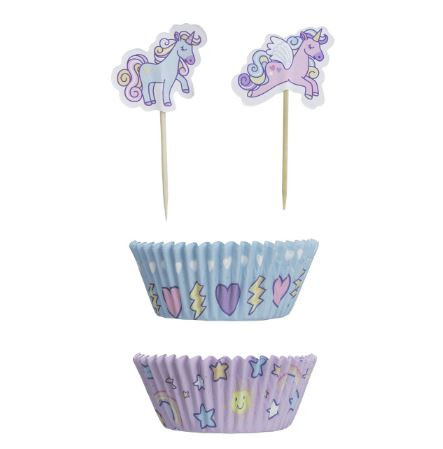 Mason Cash Unicorn Cases and Toppers 48 PC
