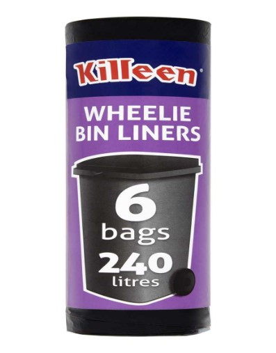 Killeen Wheelie Bin Liners x6