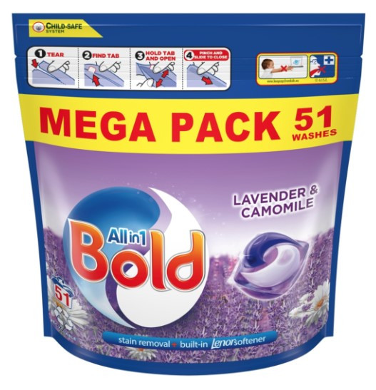 Bold All In 1 Pods - Lavender & Camomile - 51 Wash