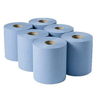 Blue Centre Feed Roll 2 Ply - 6 Pack