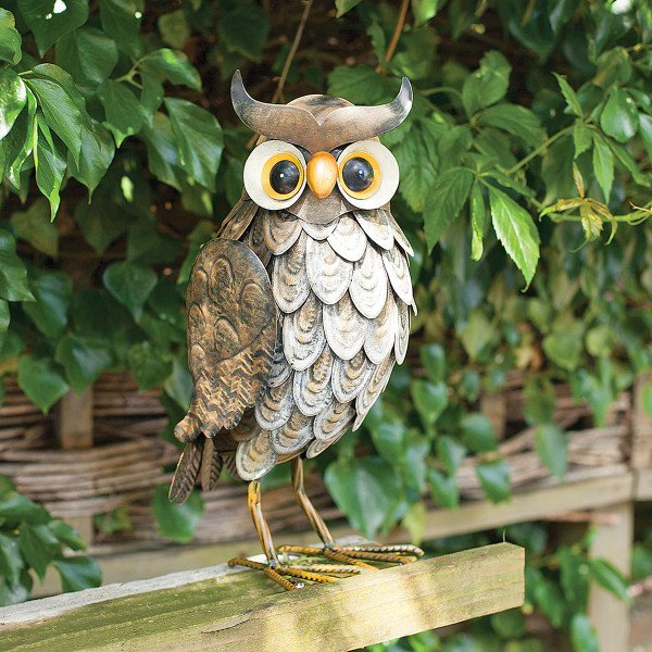 Wise Owl - Steel Garden Ornament