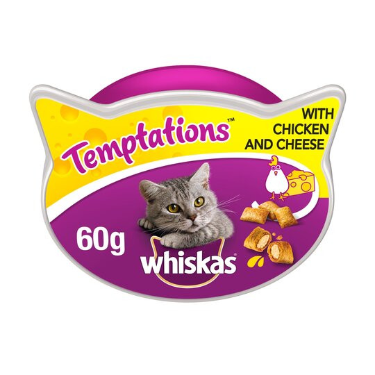 Whiskas Temptations Chicken & Cheese - 60g