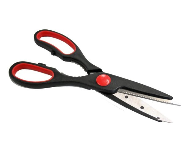 Steelex Kitchen Scissors 8" Black/Red